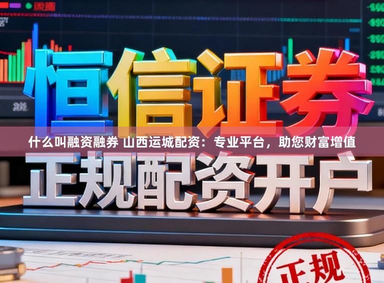 什么叫融资融券 山西运城配资：专业平台，助您财富增值