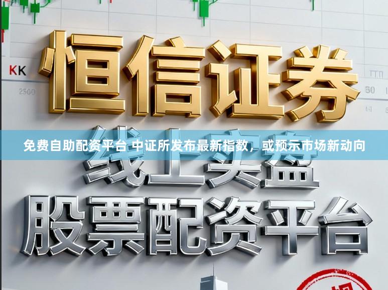 免费自助配资平台 中证所发布最新指数，或预示市场新动向