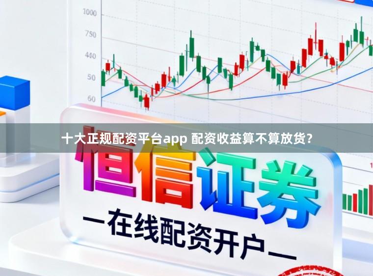 十大正规配资平台app 配资收益算不算放货?